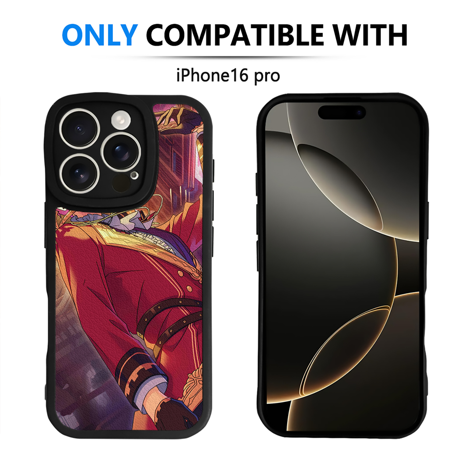 （画像用） あんさんぶるスターズ! Ensemble Stars 【iPhone 16シリーズ対応】シリコンスマホケース（レザー調） 材質：シリコン